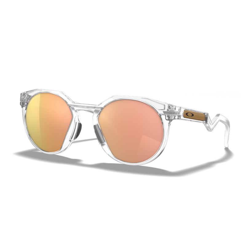 HSTN Polished Clear Prizm Rose Gold