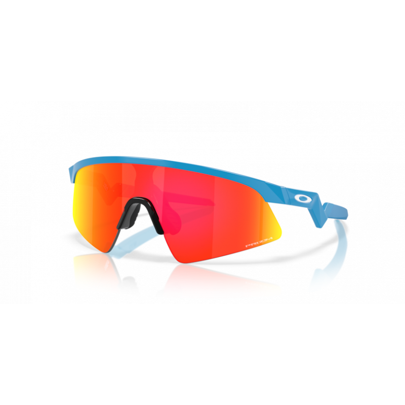Oakley Youth Fit Resistor Sweep Sky Blue Prizm Ruby