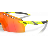 Encoder Strike Vented Inner Spark Collection - Matte Tennis Ball Prizm Ruby