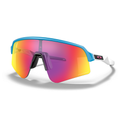 Oakley Custom Sutro Lite Sweep Matte Sky Blue Prizm Road merci Poupou
