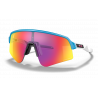 Oakley Custom Sutro Lite Sweep Matte Sky Blue Prizm Road merci Poupou
