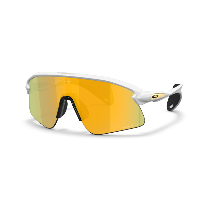 Oakley Custom Stunt Devil Matte White Prizm 24k