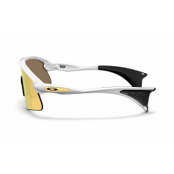 Oakley Custom Stunt Devil Matte White Prizm 24k