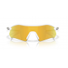 Radar Plate Polished White Prizm 24k Polarized