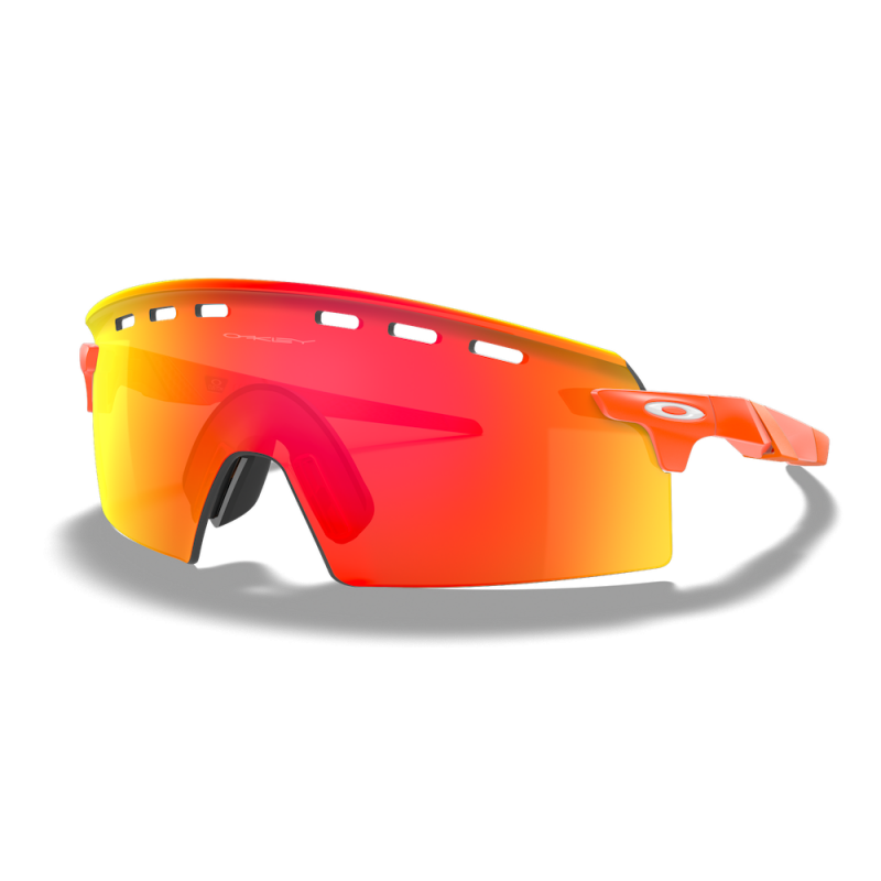Oakley Custom Encoder Strike Vented Matte Neon Orange Prizm Ruby