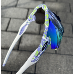 Radar Ev Path  Lila Neon Lime Green Splatter Prizm Sapphire