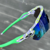 Radar Ev Path  Lila Neon Lime Green Splatter Prizm Sapphire